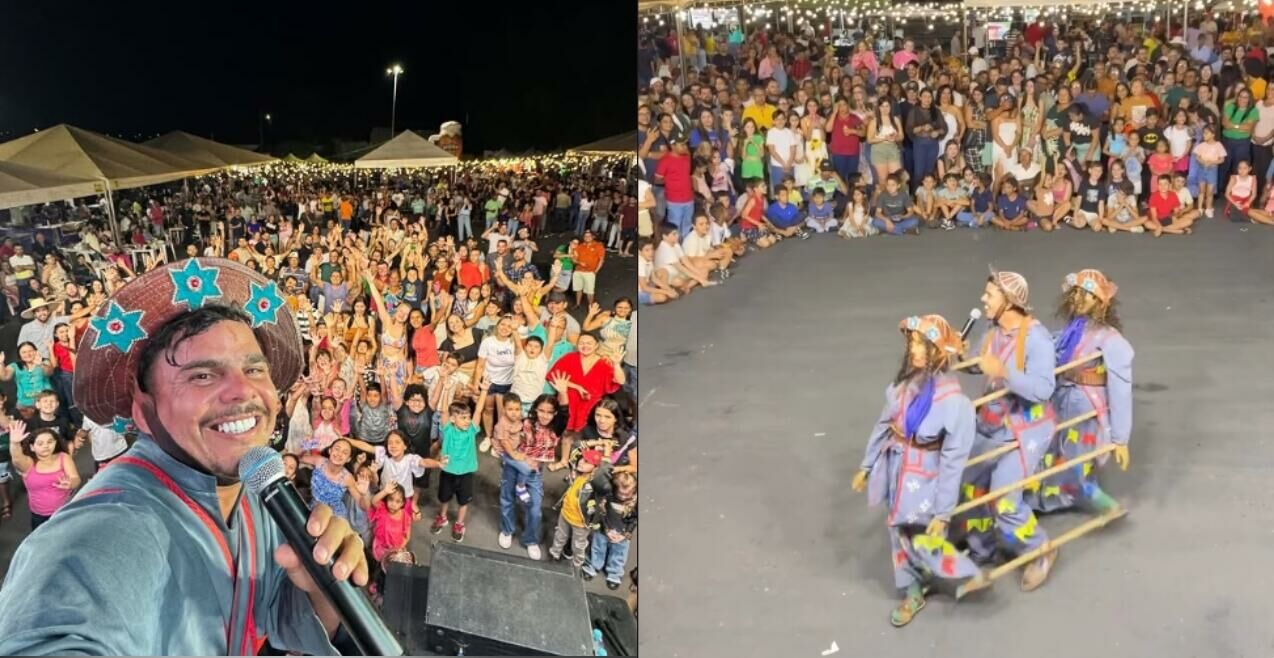Imagem de compartilhamento para o artigo Edu Boneco traz nordeste a Costa Rica e encanta público com suas bonecas cangaceiras no 1º Festival Gastronômico da MS Todo dia